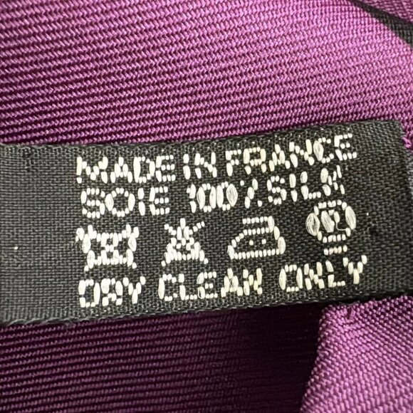 Auth HERMES Carre 90 - Purple Blue Multi Scarf - Picture 4 of 4